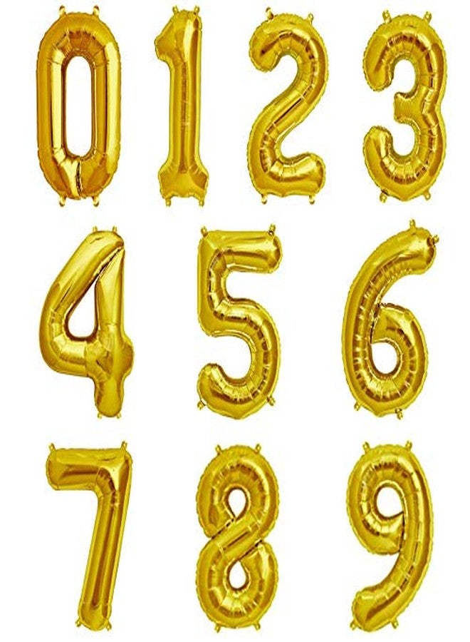 Balloonistics Gold Balloon Number for Party Decoration Choose Numbers Make Your Own Custom Numbers for Party with 16 inch Golden Color Foil Numbers (Number 28) - Image 2